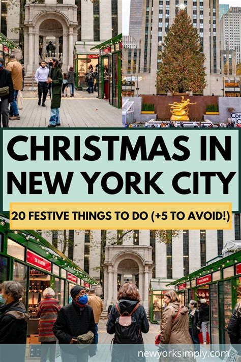 20 Epic Things To Do In New York City Christmas In Nyc New York