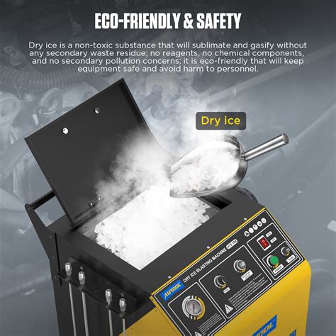 Factory Oem Odm Hts708 Mini 110v 220v 75kg Capacity Dry Ice Blasting