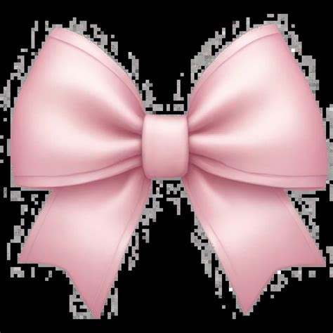 cute light pink bow emoji ai emoji generator