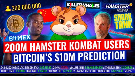 Hamster Kombat Hits M Users Bitcoins Future Killer Whales S