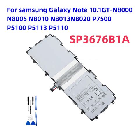 Sp B A S P New Battery For Samsung Galaxy Tab Gt N Gt