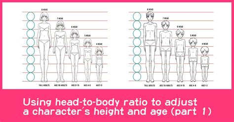 Using Head To Body Ratio To Adjust A Characters Height And Age Part