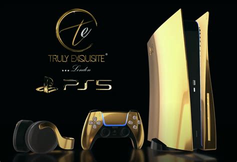 Truly Exquisite Unveils 24K Gold PlayStation 5 Console and DualSense Controller - TechEBlog