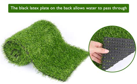 Hooqict Artificial Grass Table Runner 12 X 36 Inch Reusable