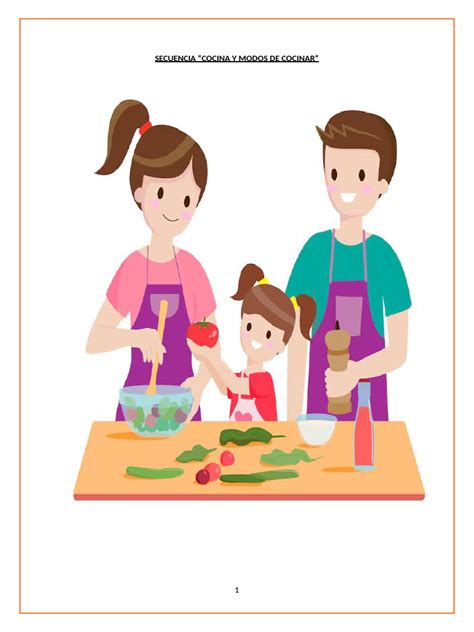 Secuencia Modos De Cocinar Pdf Estufa De Cocina