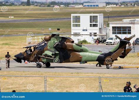 Eurocopter Airbus Tiger Attack Helicopter Editorial Image Image Of