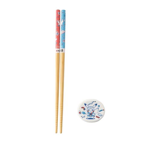 Pokémon Ippudo Chopsticks Chopstick Rest Set Fukuoka R Ver