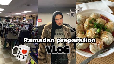 Ramadan Preparation Vlog Thrifting Shopping Cooking Dumpling