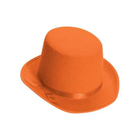 Orange Top Hat Halloween Costume Accessory - Walmart.com - Walmart.com