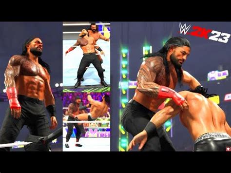 WWE 2K23 Roman Reigns Vs Drew McIntyre IRON MAN Extreme Rules Match