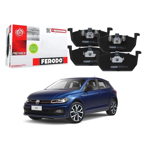 Pastilha Freio Dianteira Ceramica Ferodo Volkswagen Polo Gts 1 4 2020 A