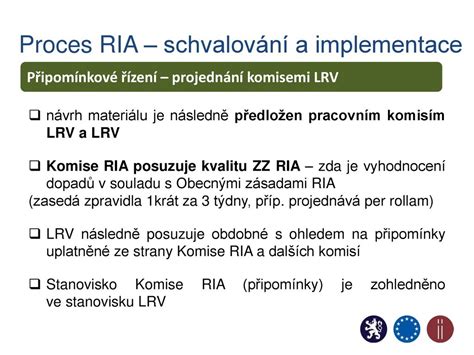 PROCES HODNOCENÍ DOPADŮ REGULACE ppt stáhnout