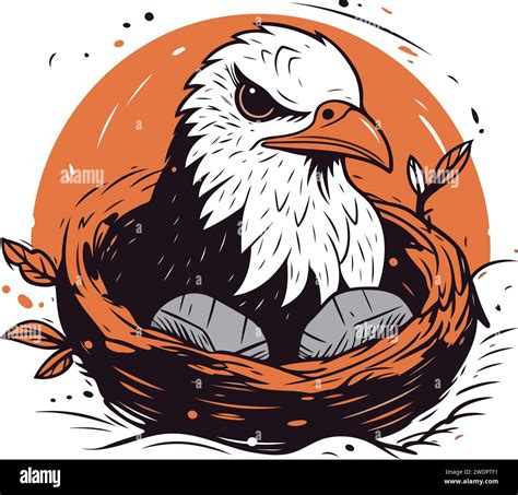 The eagles nest cartoon Stock Vector Images - Alamy