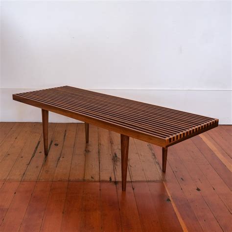 Slat Coffee Table Or Bench By Mel Smilow At 1stdibs