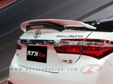 Rear Spoiler ESPORT Style For ALTIS 2014 2017 By ABS Rstyle Racing