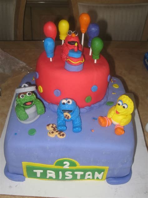 Sesame Street Cake - CakeCentral.com