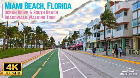 Miami Beach Florida Walking Tour Of The Art Deco District Ocean