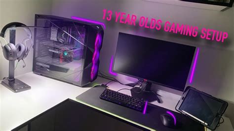 13 Year Old GAMING Setup 1000 Sub Special YouTube