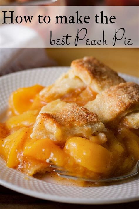 Fresh Peach Pie Recipe Artofit