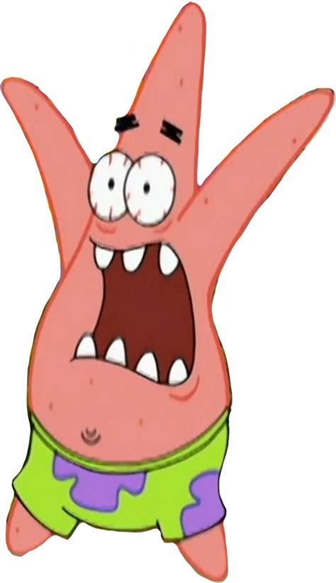 Patrick Stars Gone Insanely Mad Vector By Homersimpson1983 On Deviantart