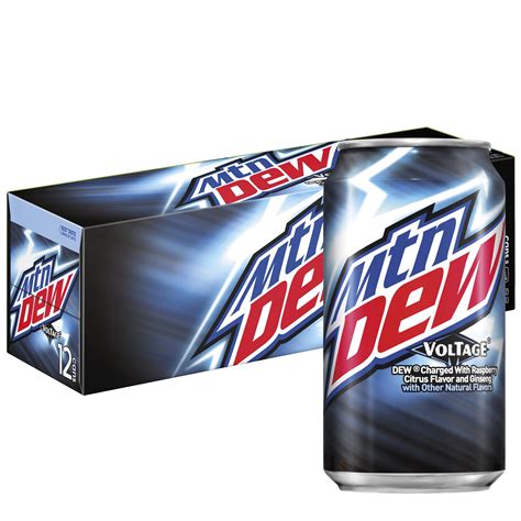 Buy Mountain Dew Voltage Berry & Citrus Soda Pop, 12 Fl Oz, 12 Pack Cans Online at Lowest Price ...