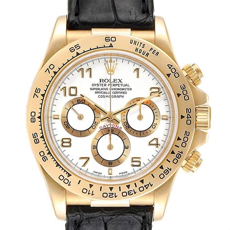 Rolex Daytona Yellow Gold Stock Swisswatchexpo