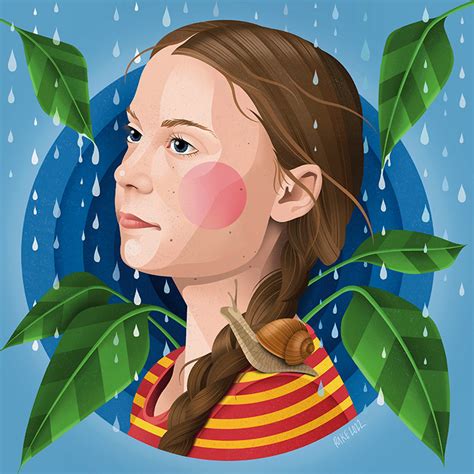 Greta Thunberg Rike Hofmann Illustration