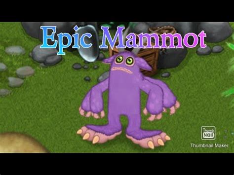 How To Breed Epic Mammot On Plant Island In My Singing Monsters Youtube