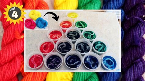 Mixing Dharma Acid Dyes To Create A Perfect Rainbow Set Spring