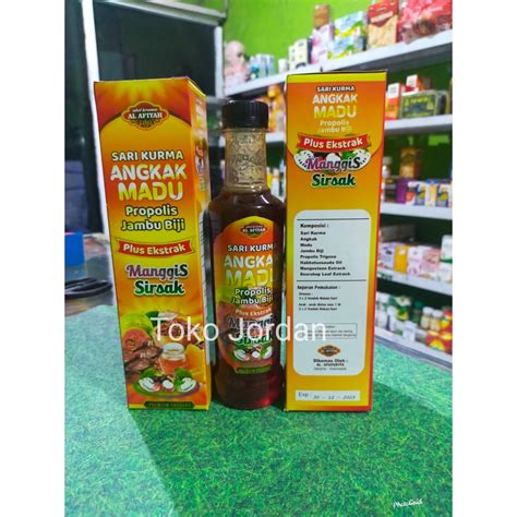 Jual SARI KURMA ANGKAK MADU PROPOLIS JAMBU BIJI PLUS EKSTRAK MANGGIS