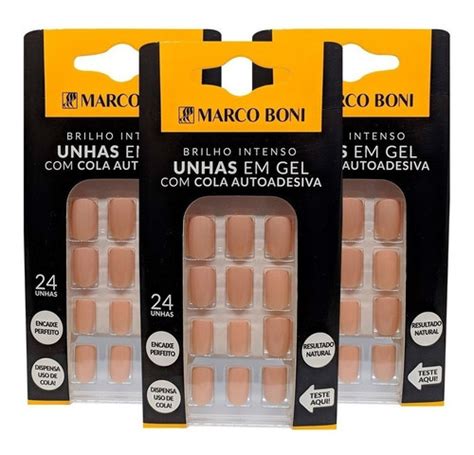 Unha Posti A Gel Autocolante Unhas Nude Marco Boni Mercadolivre