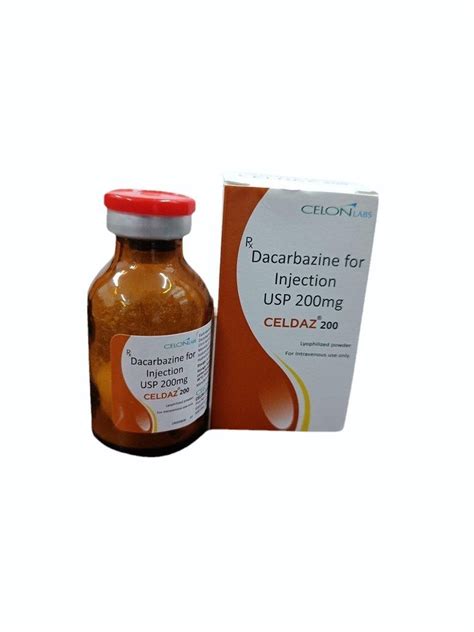 Celdaz Dacarbazine For Injection Usp 200mg Celon Labs At Rs 415 Vial