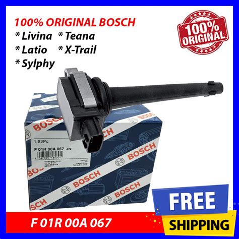 100 Original BOSCH Ignition Plug Coil NISSAN Livina Latio