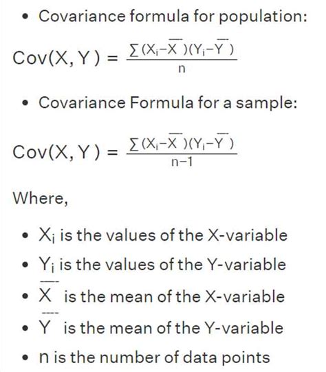 Covariance Formula - TRUNG TÂM GIA SƯ TÂM TÀI ĐỨC - HOTLINE: 091 6265 673