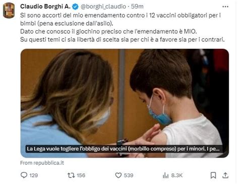 Vaccini Per I Minori La Proposta Della Lega Che Strizza L Occhio Ai No Vax