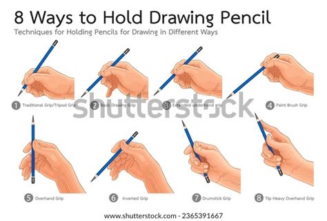 Pencil Tripod Grip: Over 1 Royalty-Free Licensable Stock Illustrations ...