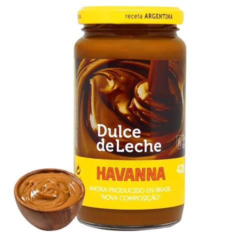 Pote Doce De Leite Havanna Dulce De Leche Vidro 420g Escorrega o Preço