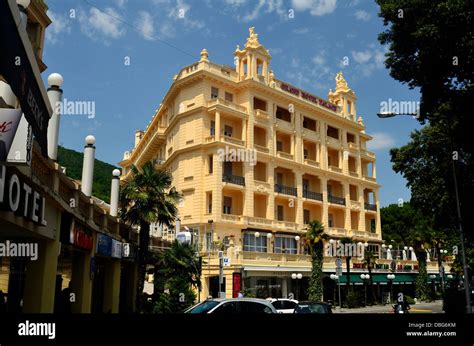 Grand Hotel Palace Opatija Istria Gulf Kvarner Croatia Stock Photo - Alamy