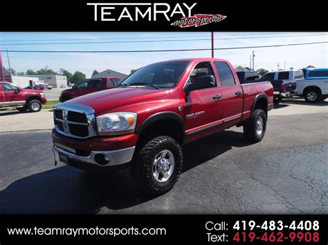 Used 2006 Dodge Ram 2500 4dr Quad Cab 140 5 4wd Slt For Sale In Bellevue Oh 44811 Teamray