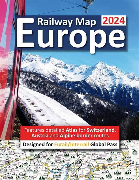 Europe Railway Map Features Detailed Atlas For Switzerland And