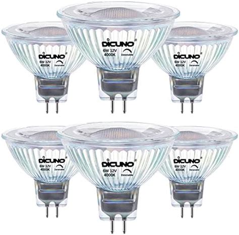 Dicuno Lampadina Led Dimmerabile Gu Bianco Neutro K W