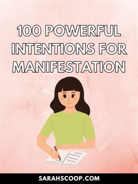 100 Powerful Examples Of Intentions For Manifestation