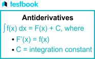 Antiderivative Formula Antiderivatives Its Rules Examples