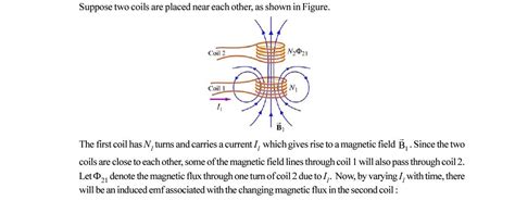 Define Mutual Inductance Between A Pair Of Coils Derive An Expression