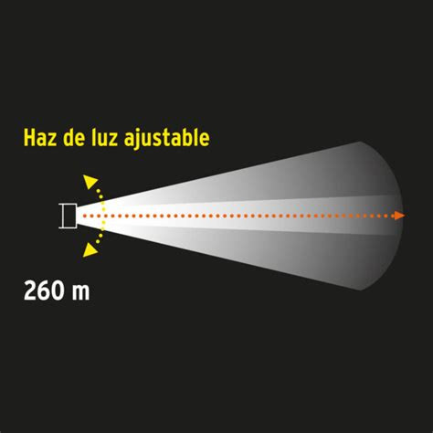 Linterna De Aluminio Led Cree Lm Con Pilas D Truper Lina Dn