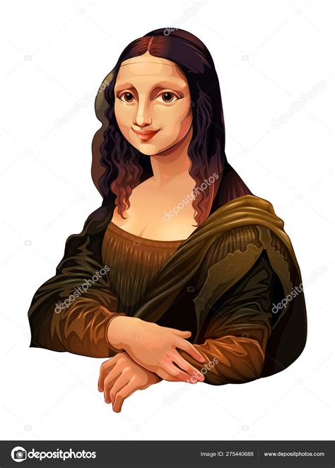 Interpretacja Mona Lisa Malarstwo Leonarda Da Vinci — Grafika