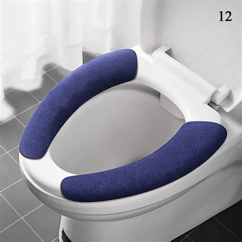 Bathroom Toilet Seat Pad Closestool Warmer Soft Cushion Cover Mat Cover