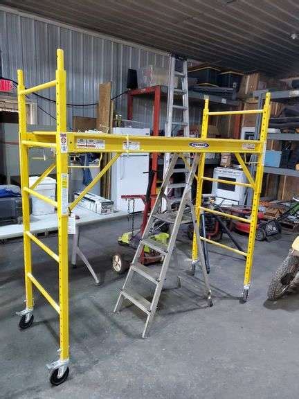 werner srs  rolling scaffolding baer auctioneers realty llc