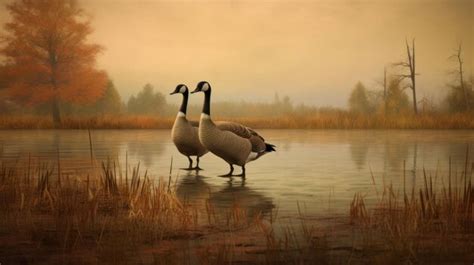 Premium AI Image | branta canadensis