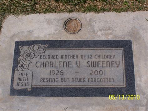 Charlene Vivian Chitwood Sweeney Find A Grave Memorial